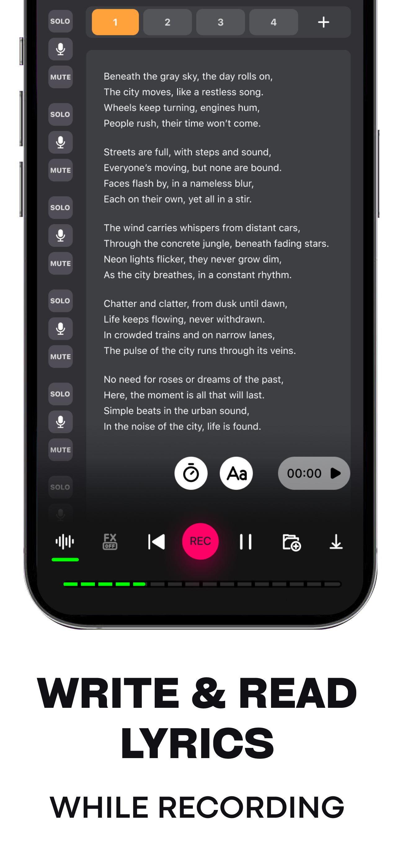 Microphone Live-Voice Recorder