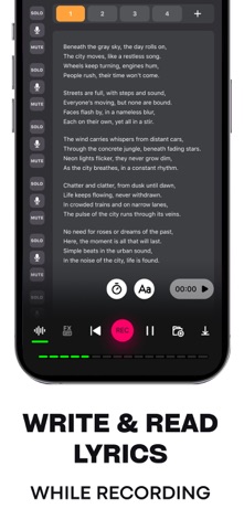 Microphone Live-Voice Recorder iPhone screenshot