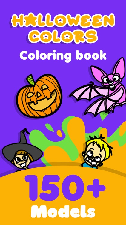 Halloween coloring for kids 3+ screenshot-0