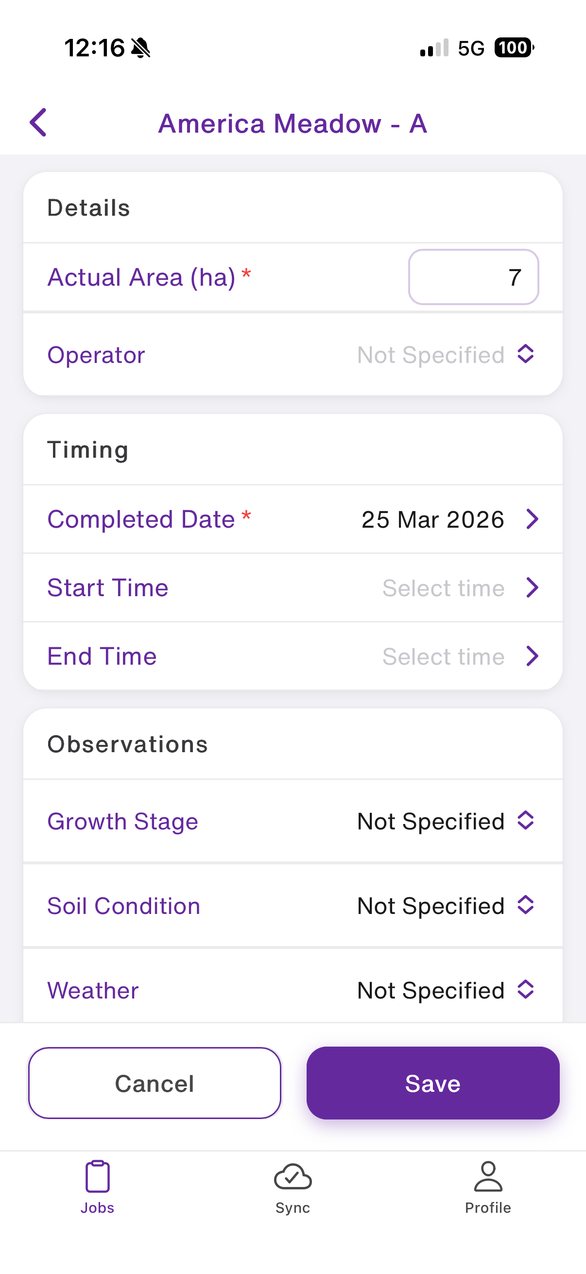 TELUS Crop Management