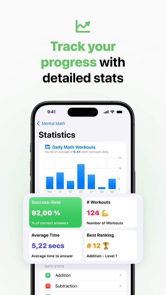 #5. Mental Math: Learning Exercise (iOS) By: Plaidera GmbH