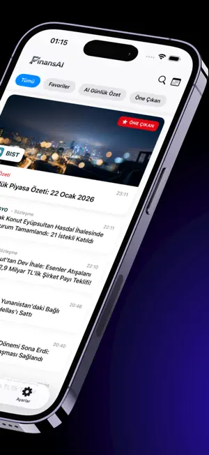 FinansAI: Akıllı Borsa Özeti screenshot 2