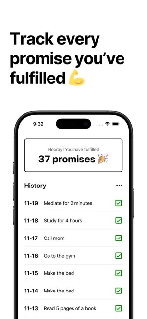 PromiseMe: Build Discipline screenshot 2