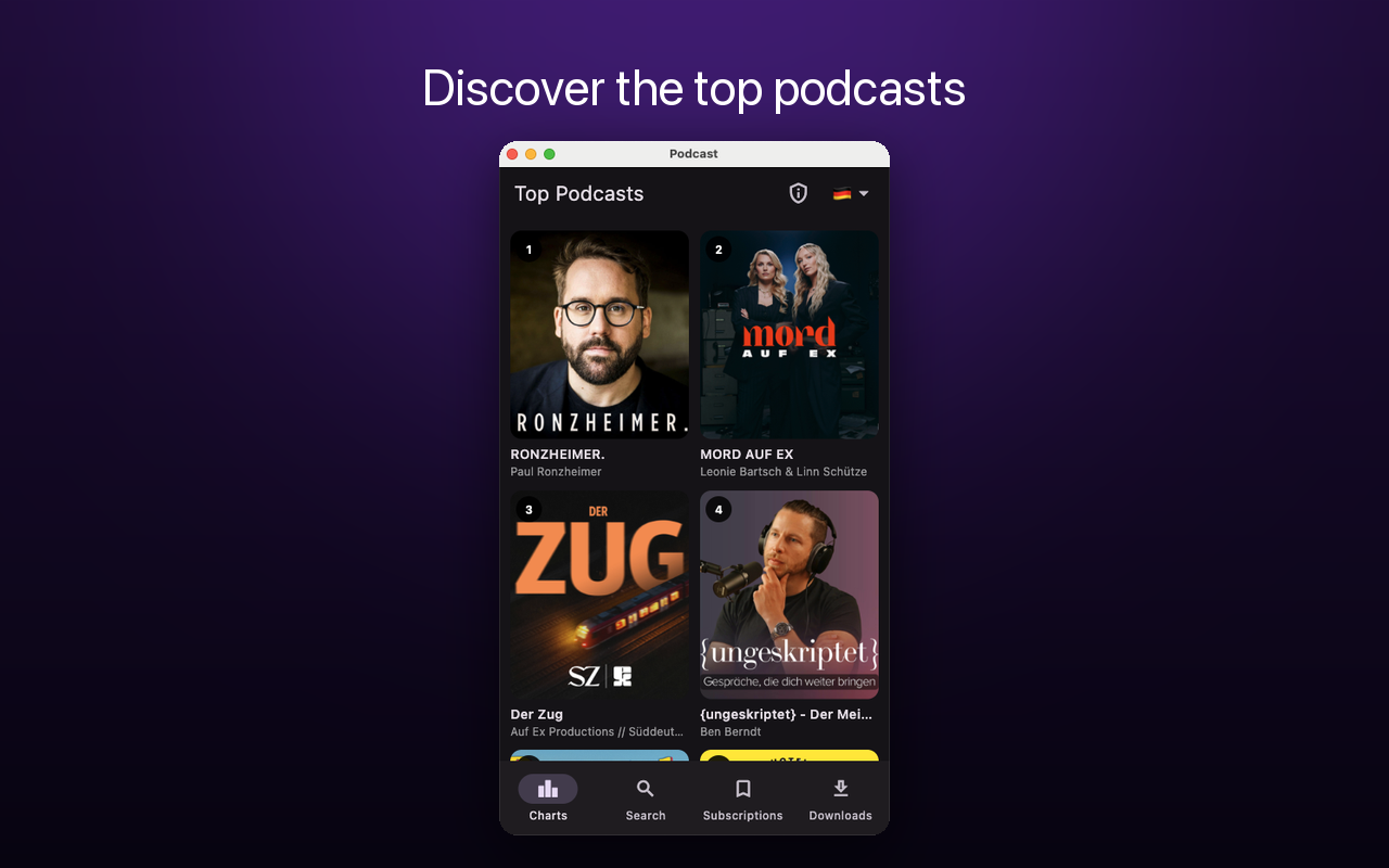 Podcasts: App screenshot 13