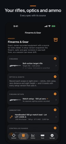 RangeOps: Firearm Range Log Screenshot 1 of 6