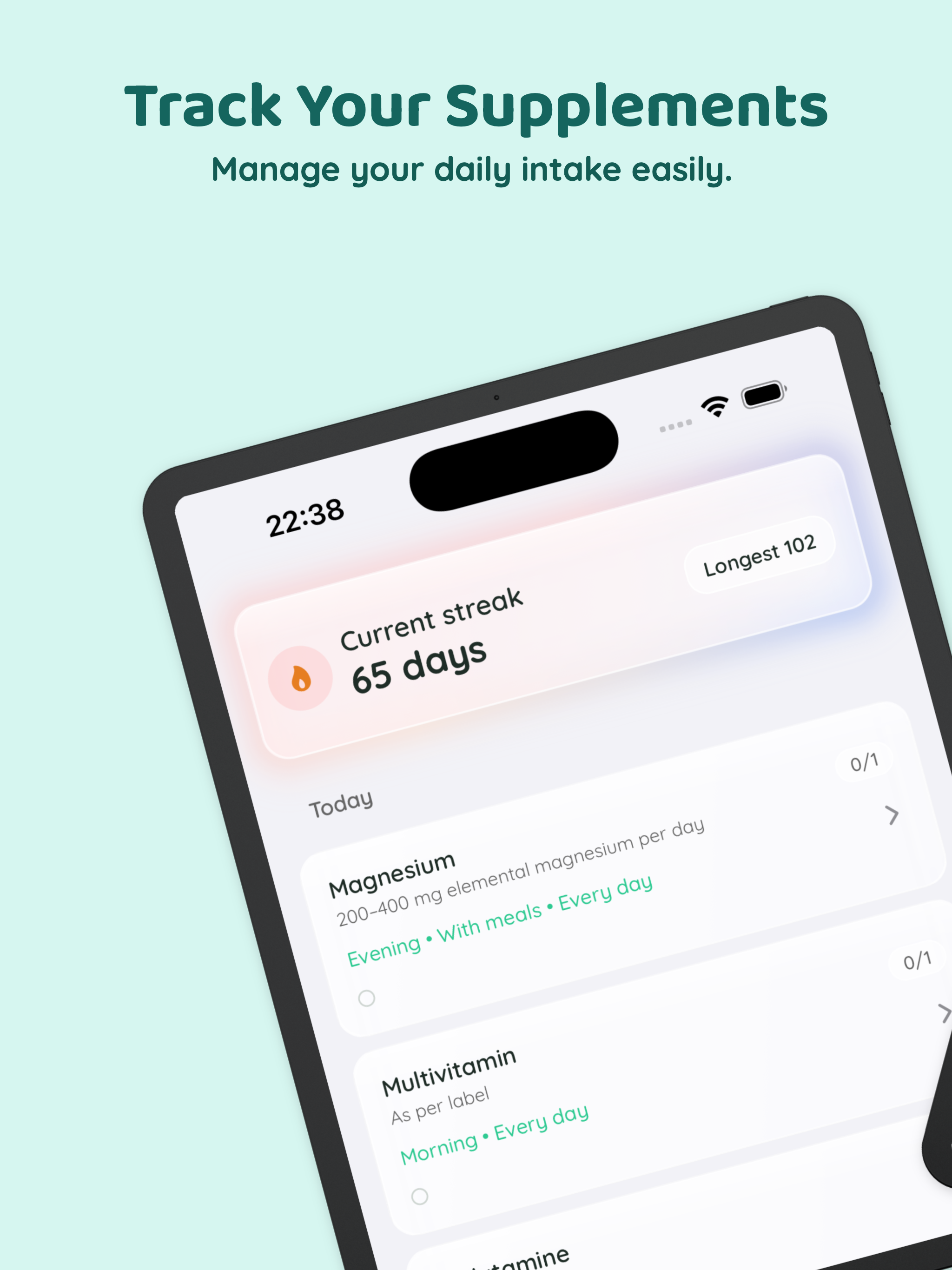 Nutrify - Supplement Tracker screenshot 7