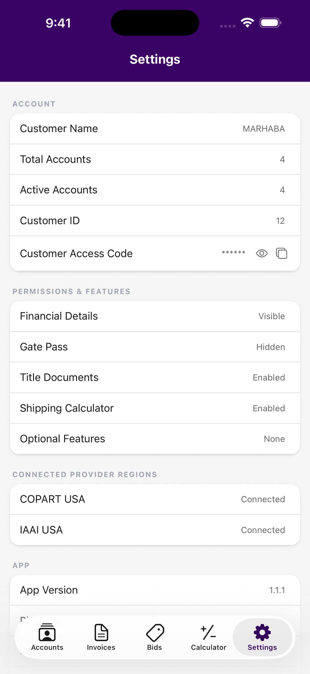 Screenshot 5 of BidCentral