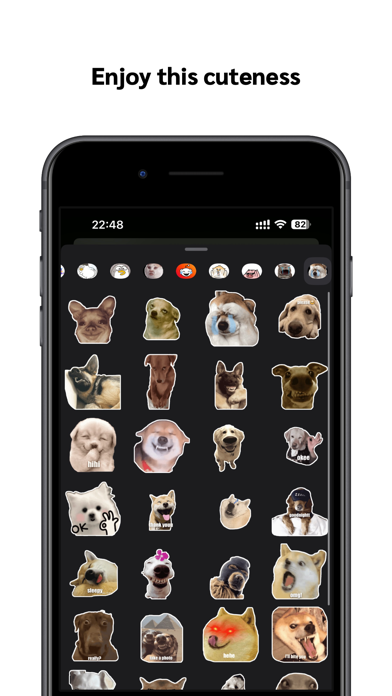 Dog meme sticker Screenshot