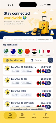 Marino eSIM iPhone screenshot 1