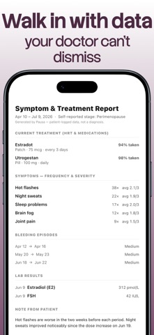 Pausa: Perimenopause Tracker Screenshot 2 of 7