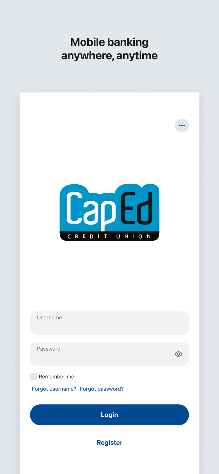 CapEd Mobile Banking screenshot 1