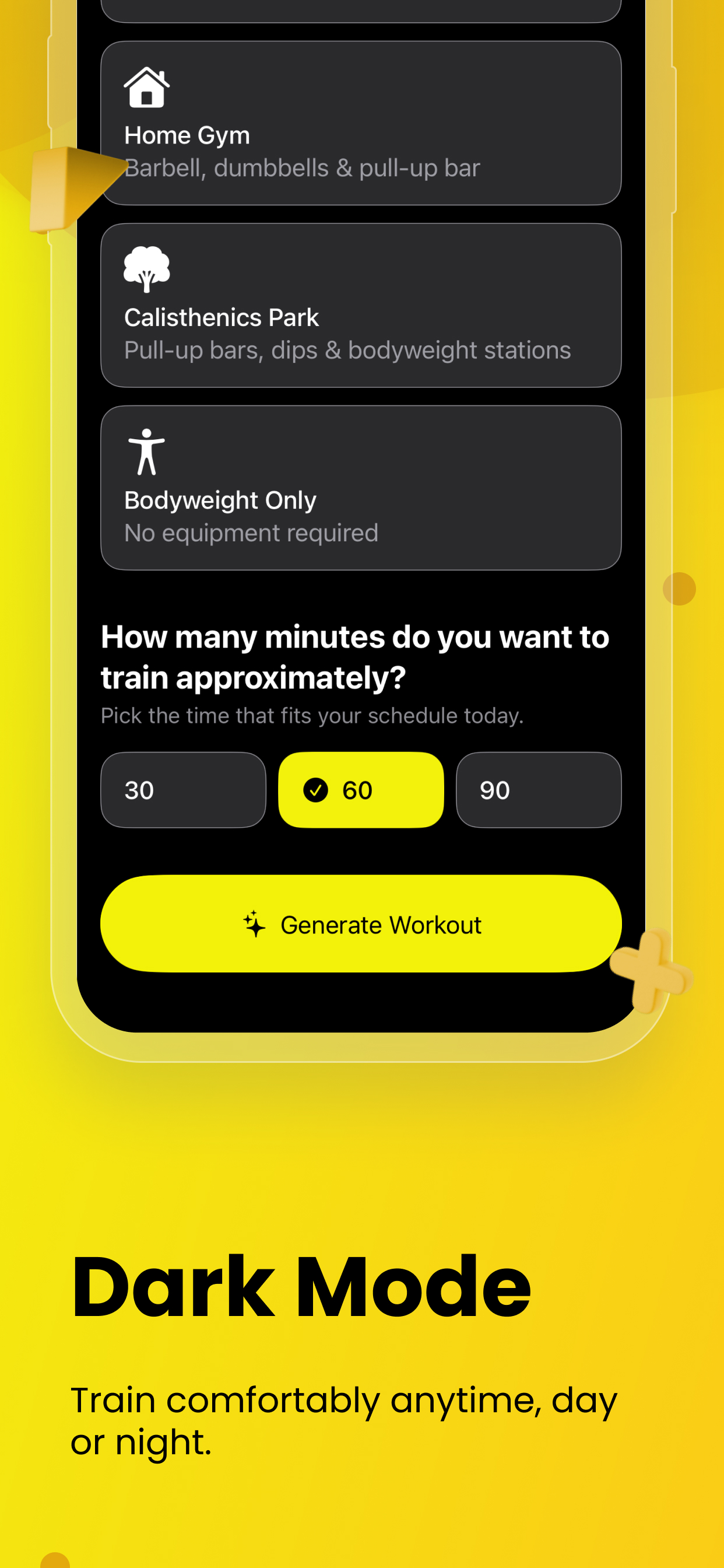 Favorkout: Workout Generator