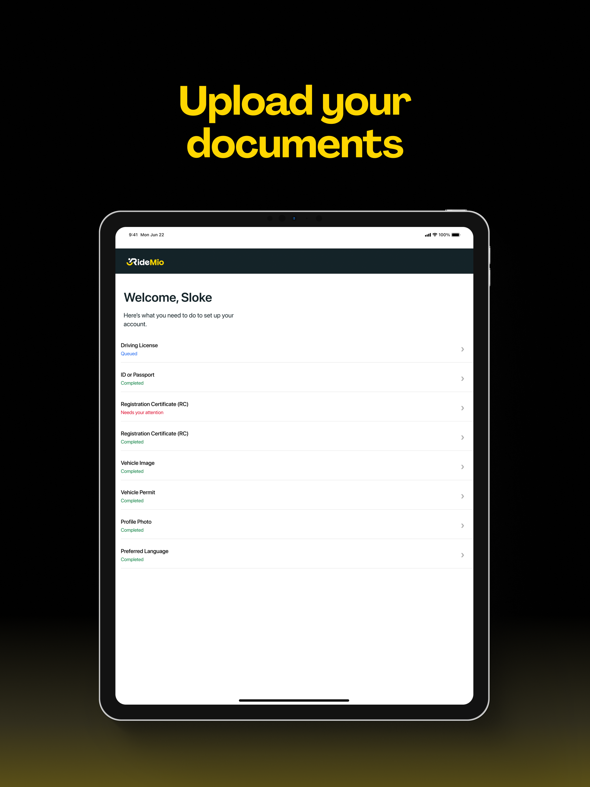 Ridemio Driver screenshot 10