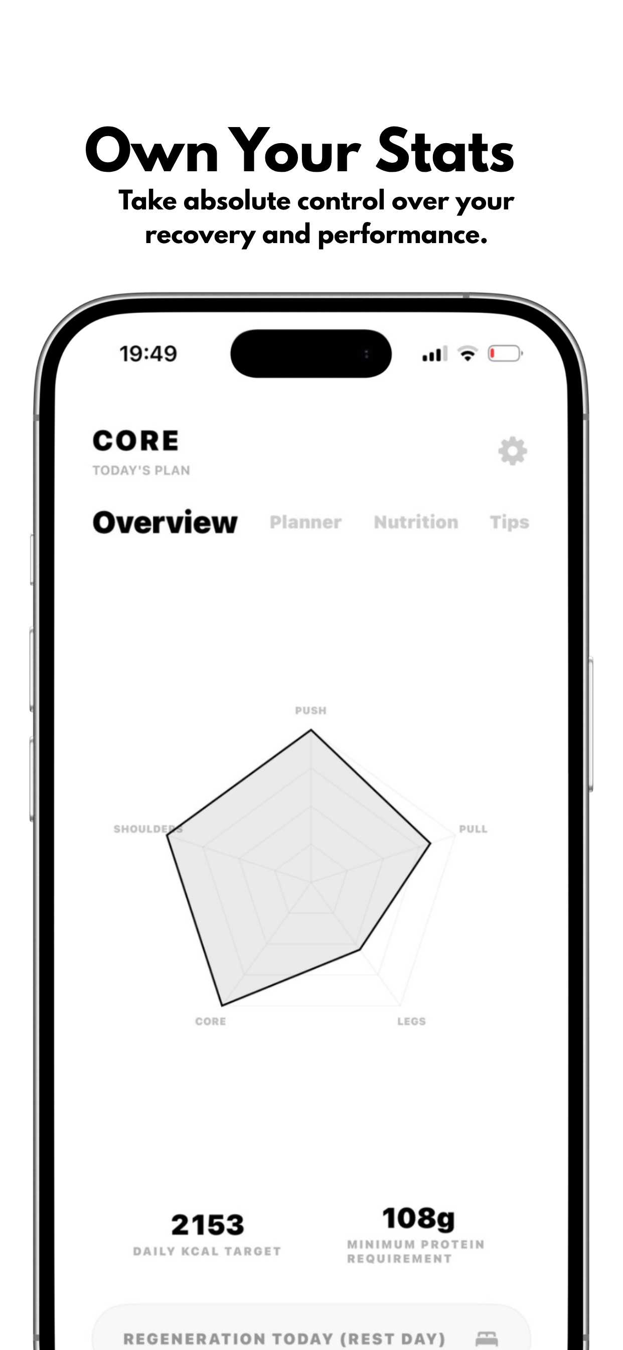 Screenshot 1 of CORE - Training & Food