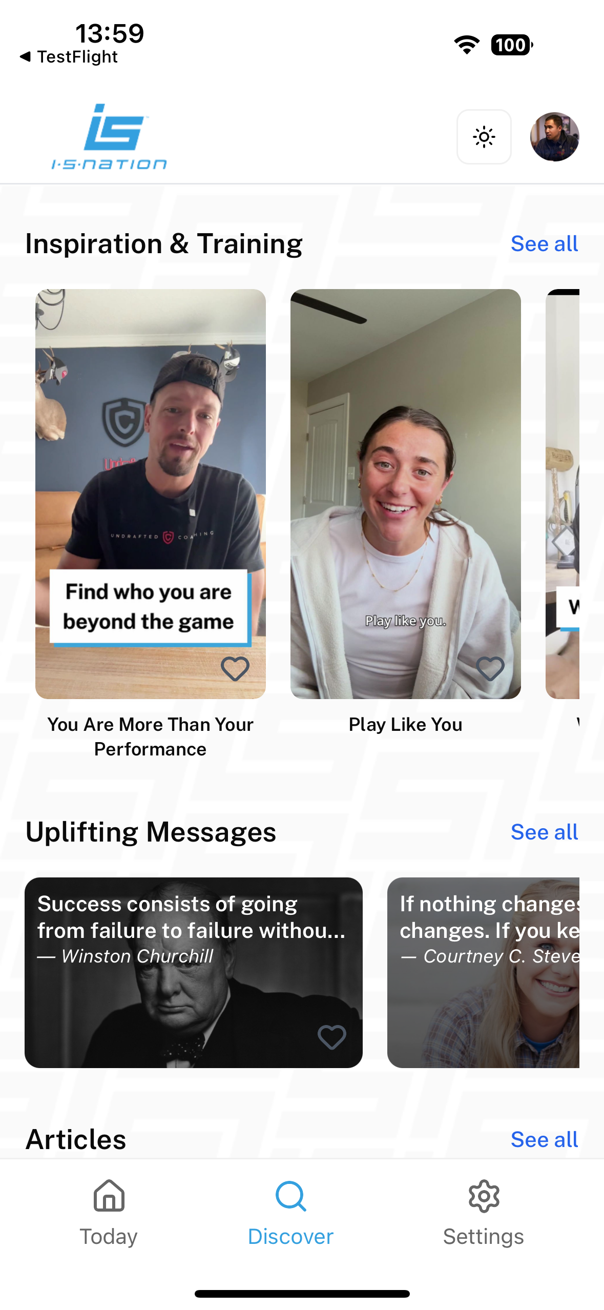 ISNation - Mindset for Sports screenshot 3