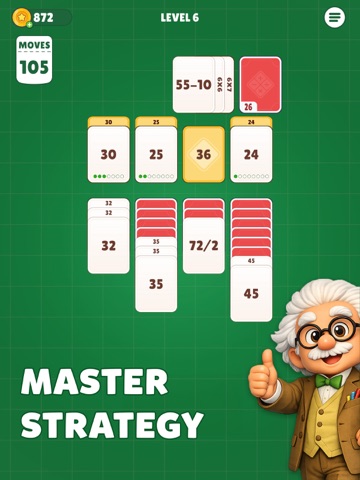 Math Solitaire iPad screenshot