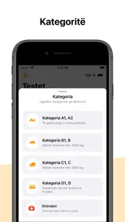 autoshkolla shqipëri - testet iphone screenshot 1