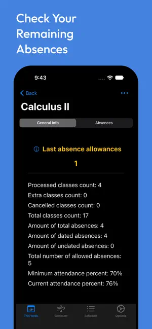 Absence Tracker screenshot 2