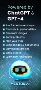 Mentor AI - Ask Chatbot & Art screenshot #1 for iPhone