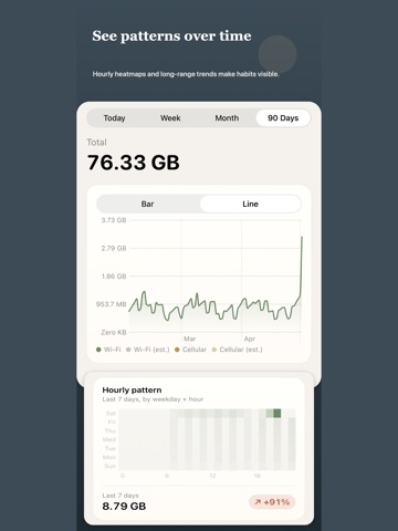 Wavelet Network Monitor iPad screenshot