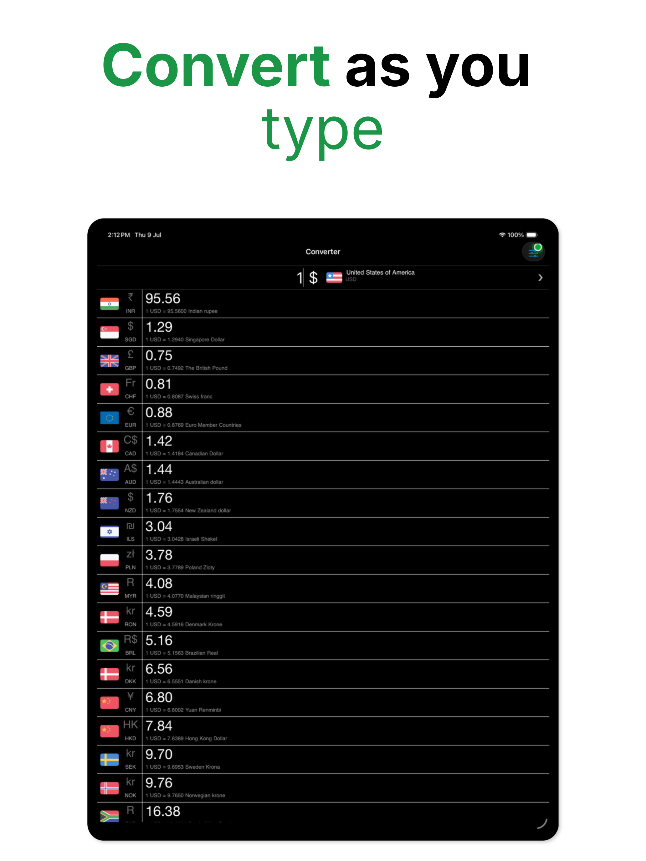 Currency Converter : Fast screenshot 4