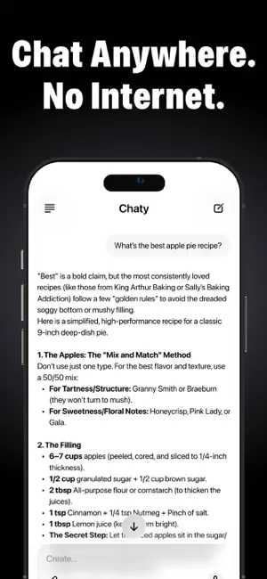 Chaty: Private Offline AI Chat screenshot 1