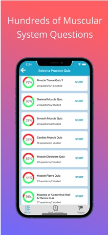Muscular System Quizzes iPhone screenshot