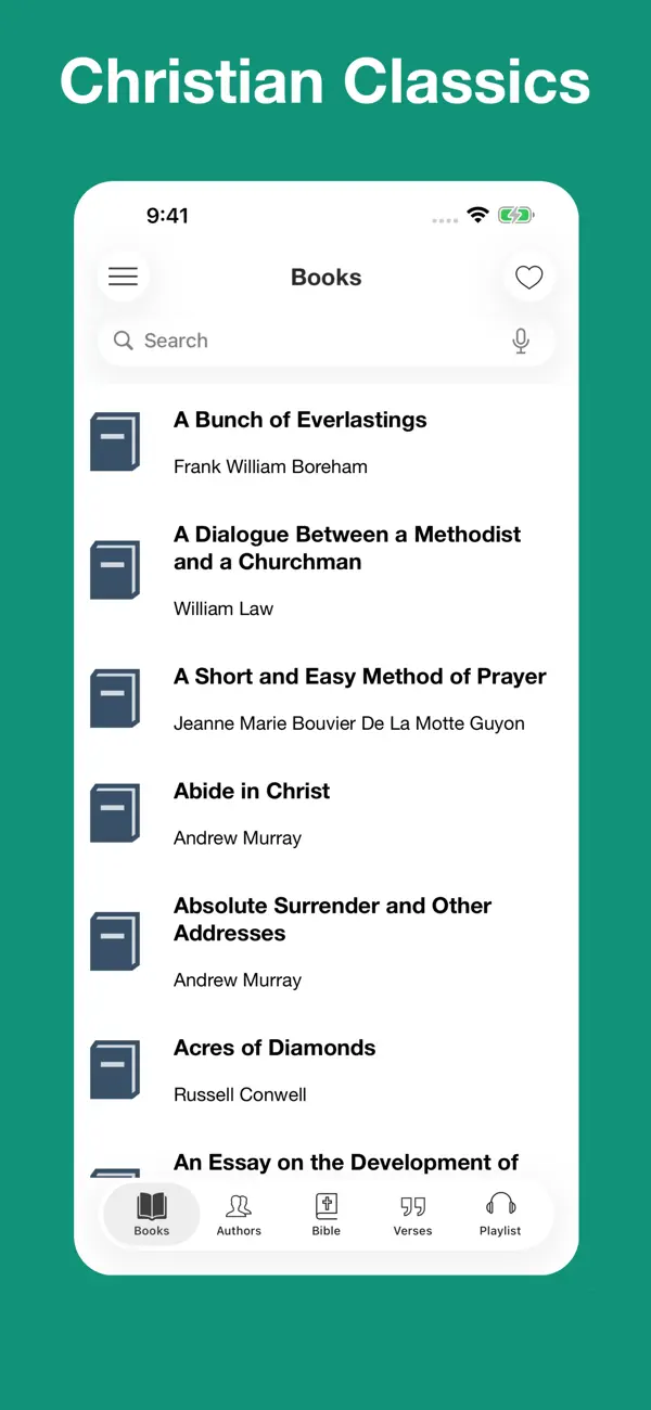 Screenshot #1 pour Christian Classics Books