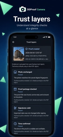 DDProof Camera screenshot