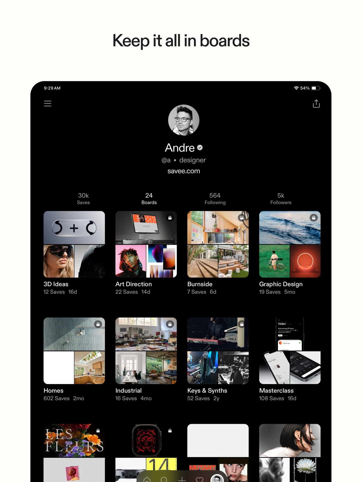 Savee — Inspiration for you ipad screenshot 4