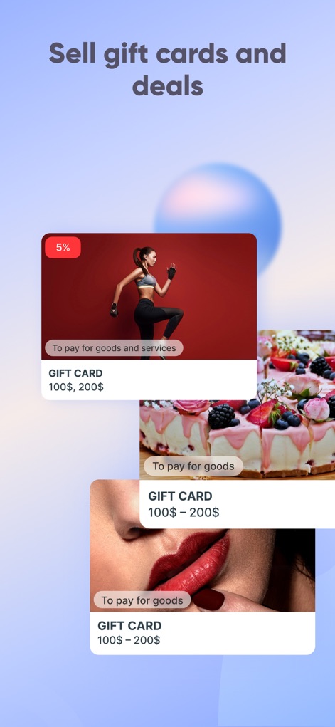 DIKIDI Appointments Scheduling - Boost revenue by offering easily customizable digital gift cards with various values that clients can use to pay for goods and services.