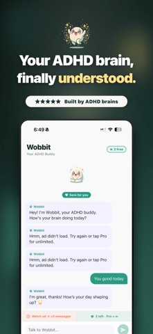 Wobbit: ADHD Focus Buddy Screenshot 1 of 8