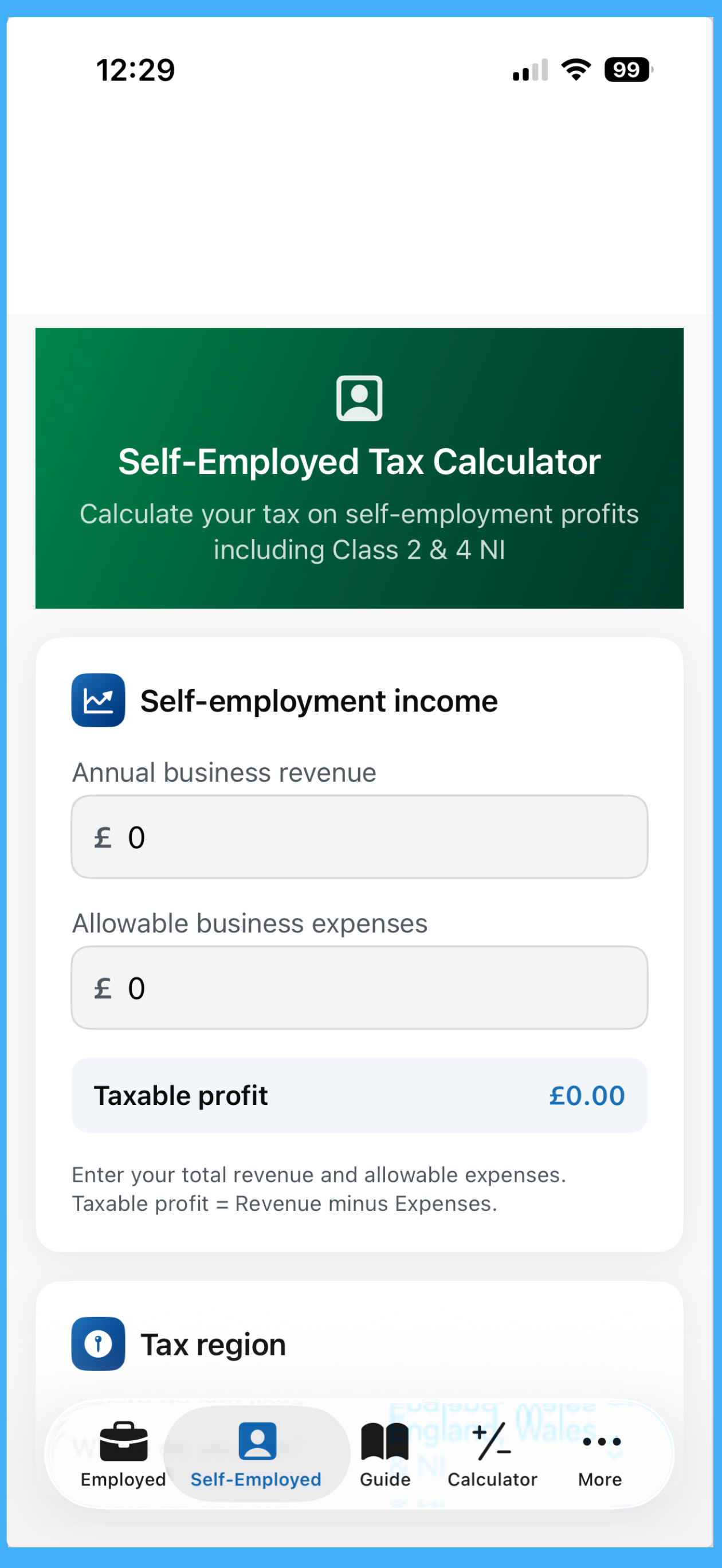 Income Tax Calculator UK screenshot 3