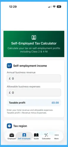 Income Tax Calculator UK Screenshot 3