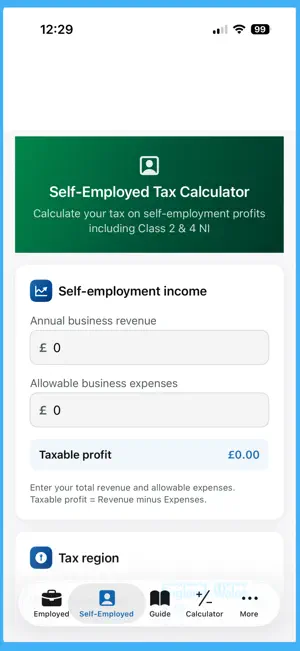 Income Tax Calculator UK screenshot 3