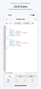 JSON DevKit Editor screenshot 1