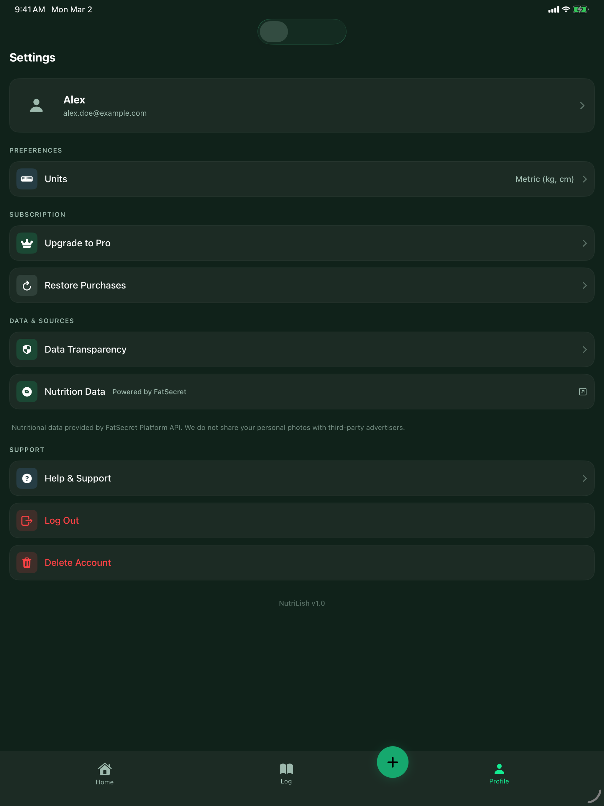 NutriLish: AI Calorie Counter