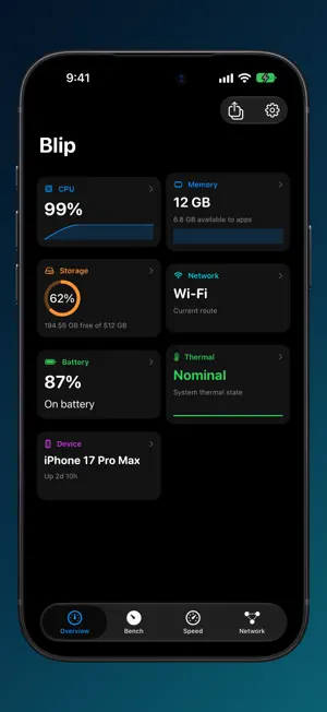 Blip Stats screenshot 1