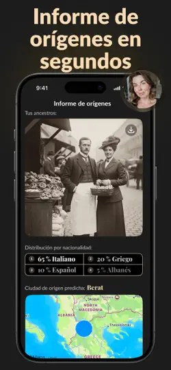 Captura de pantalla de True Heritage & Ancestry: EDNA en iPhone 4