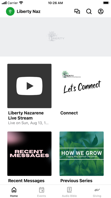 Liberty Church of the Nazarene Screenshot