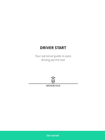 Motorcycle US DMV Permit test iPad screenshot