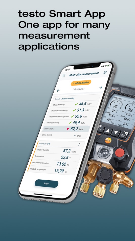 #1. testo Smart (iOS) 由: Testo SE & Co. KGaA