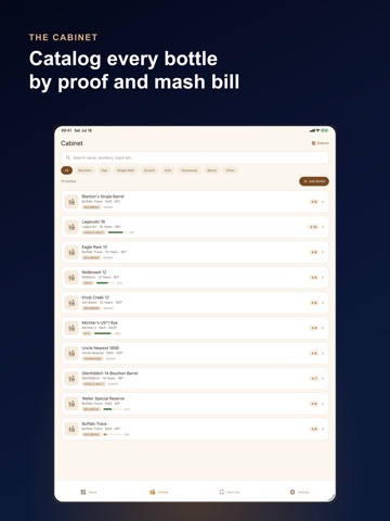 Whiskey Collection Tracker iPad screenshot