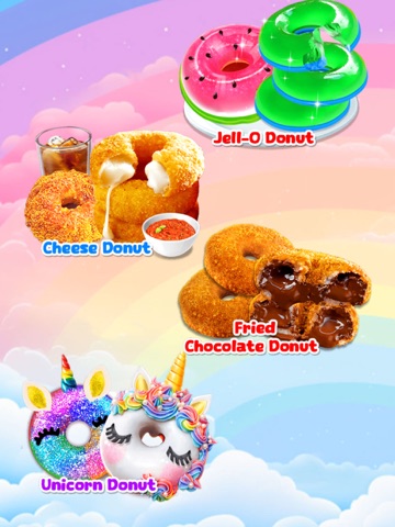Unicorn Donut iPad screenshot
