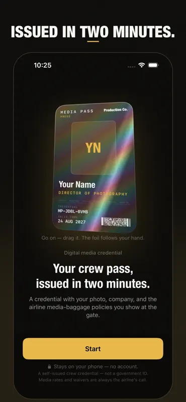 CrewPass — Film Crew ID screenshot 6 of 8