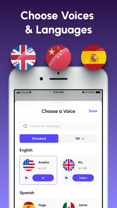 Text to Speech – Read Aloud Screenshot