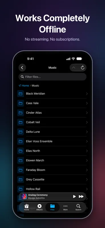 MiniMoon: Offline Music Player screenshot 7 of 8