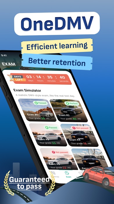 DMV Practice Test 2026 OneDMV screenshot