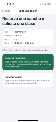 PlayPadel: Pádel Colombia iPhone screenshot