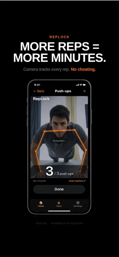 RepLock: No Pushups. No Apps. screenshot 1